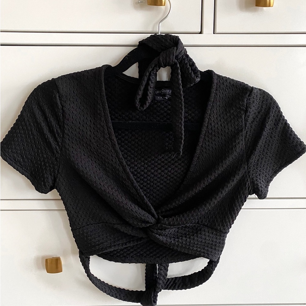 Tasha Twist Front Wrap Top